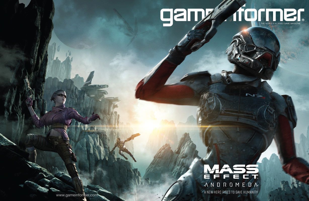 Mass Effect Andromeda cover game informer